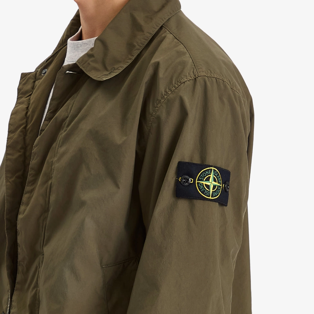 Stone Island Men's Light Compact Touch Poly-TC Jacket Military Green